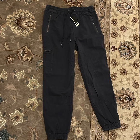 NWT Monrow Twill Cargo Jogger Pants - Picture 1 of 4